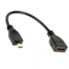 Cable Convertidor MicroHDMI Macho a HDMI Hembra