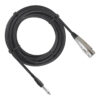 CABLE PARA MICROFONO 6M JACK 6.3MM A XLR CANON