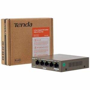 Switch 5-Port Gigabit PD Tenda TEG1105PD 4-Port PoE