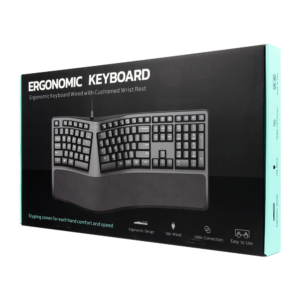TECLADO USB ERGONOMICO