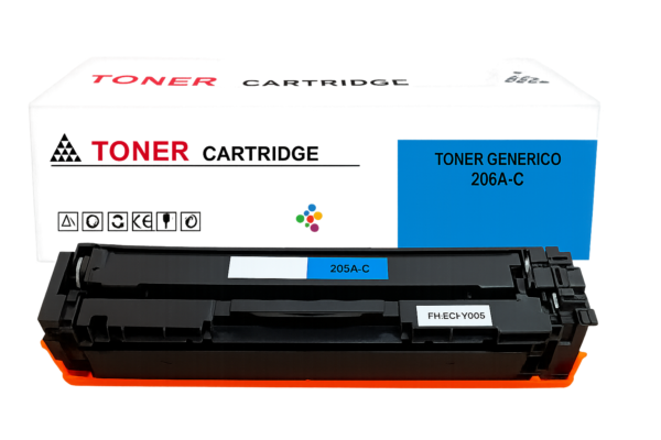 Toner Homologado HP 206A/2111A Cyan con Chip 1 250 pág