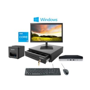 Sistema POS Compacto | HP EliteDesk + Impresora + Cajón