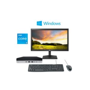 Computador HP EliteDesk 800 G5 Mini | Core i5 + Monitor LG 22" + Combo teclado y mouse