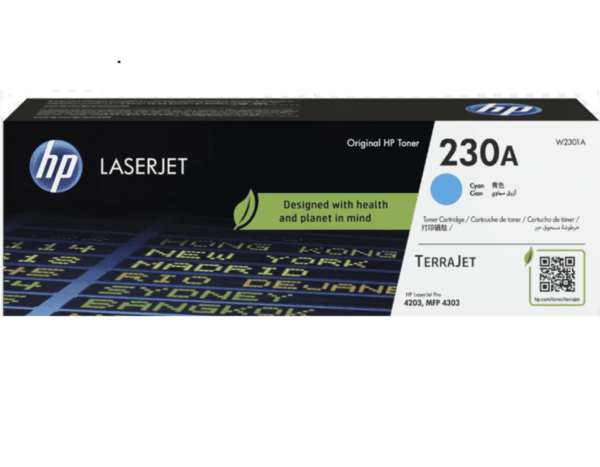 Toner Original HP 230A Cyan (W2301A) 1 800 páginas