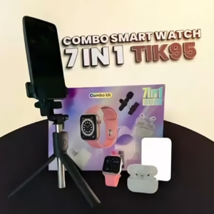 Combo Reloj TIK95 7 en 1: Smartwatch + Accesorios