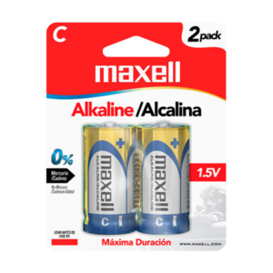 BATERIA MAXELL ALCALINA D LR14 2PK