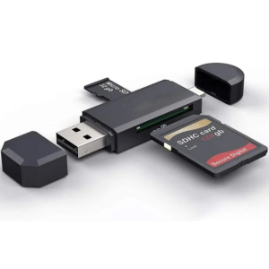 Lector de Tarjetas USB-C con Puertos microSD y SD de Alta Velocidad