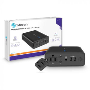 Power Bank MOV-2400 Steren 24000 mAh con Salida 110V