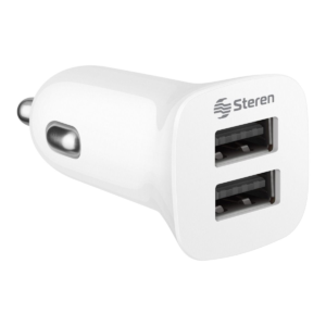 Cargador Steren ELI-862 – 2 Puertos USB para Auto