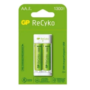 Baterías Recargables GP AA 1300 mAh Blister x2