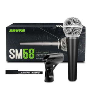 Micrófono Alámbrico Shure SM58-LC – Dinámico Cardioide Profesional