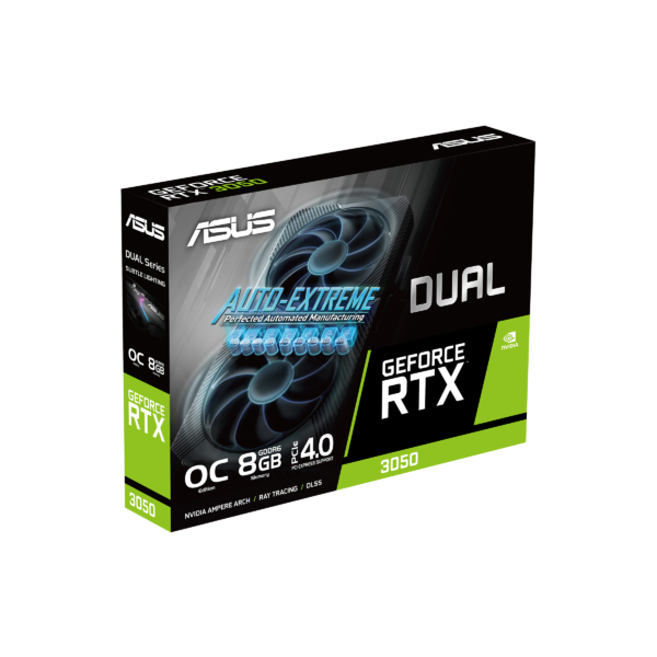 Tarjeta de Video ASUS Dual GeForce RTX 3050 6GB GDDR6