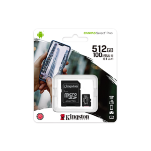 Memoria Micro SD Kingston 512GB Clase 10 de Alta Velocidad