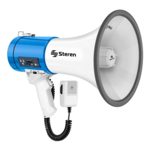 Megáfono Steren MG-260 25W con Grabadora y Batería Recargable