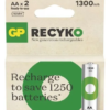 Baterías Recargables GP AA 1300 mAh Blister x2