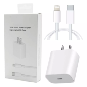 Cargador Rápido 30W para iPhone con USB-C PD y QC 3.0