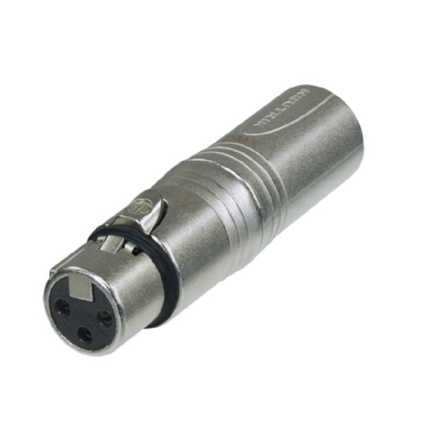 Conector Convertidor XLR Macho a Hembra – Adaptador de Audio