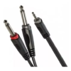 Cable de Audio 2X1 XLR a 3.5mm de 1 Metro - Conexión Profesional