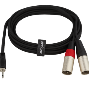 Cable de Audio 2XLR a 3.5mm de 3 Metros - Conexión Profesional Estéreo