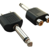 Conector Plug 6.3mm a RCA Hembra RPAN335 | Alta Calidad Conector Plug 6.3mm a RCA Hembra RPAN335 | Alta Calidad