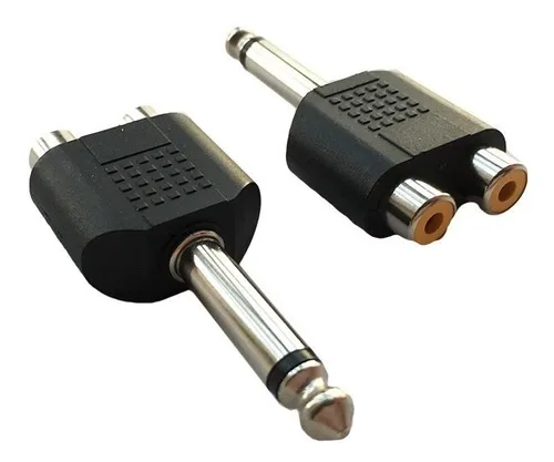 Conector Plug 6.3mm a RCA Hembra RPAN335 | Alta Calidad Conector Plug 6.3mm a RCA Hembra RPAN335 | Alta Calidad
