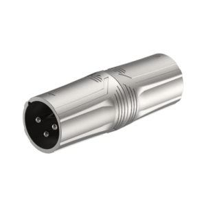CONECTOR UNION XLR MACHO MACHO RA3XMM
