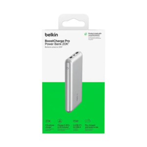 Power Bank Belkin 20000mAh USB-C/A Carga Rápida