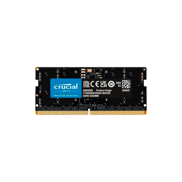 Memoria RAM Crucial 16GB DDR5 5600MHz SODIMM para Portátiles