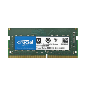 Memoria RAM Crucial 8GB DDR4 3200MHz SODIMM para Portátiles