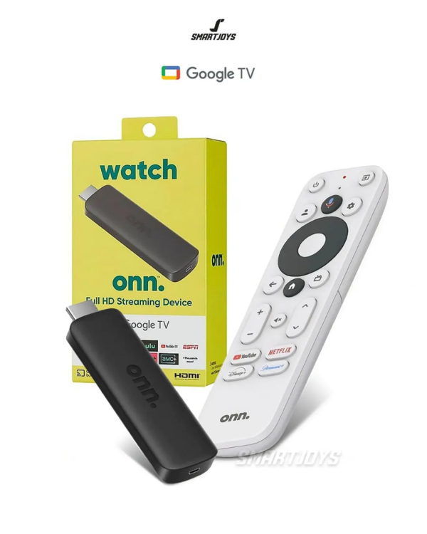 Android TV Stick ONN 4K con Asistente de Voz 2GB+16GB