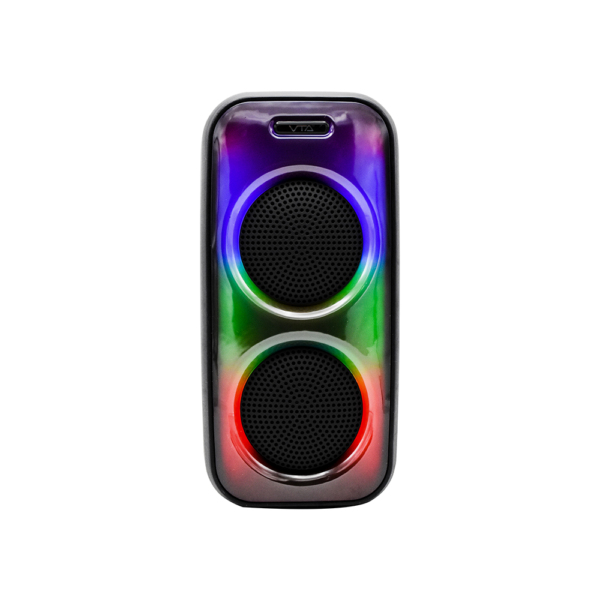 Parlante Bluetooth VTA 82467 Recargable 20W con Radio FM y Luces LED