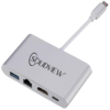 Cable Convertidor USB Tipo C 3.0 Macho a HDMI, USB 3.0, Tipo C y RJ45 Hembra PS-519