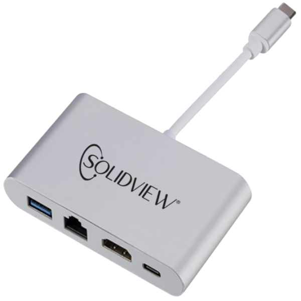 Cable Convertidor USB Tipo C 3.0 Macho a HDMI, USB 3.0, Tipo C y RJ45 Hembra PS-519