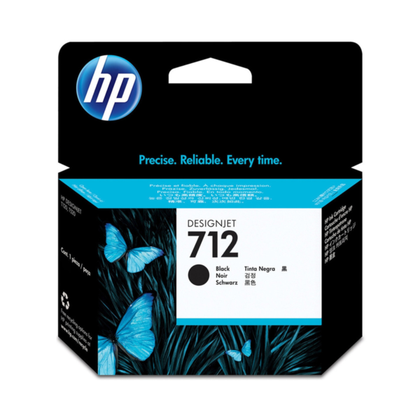 Cartucho de Tinta HP 712 Negro 38 ml para DesignJet