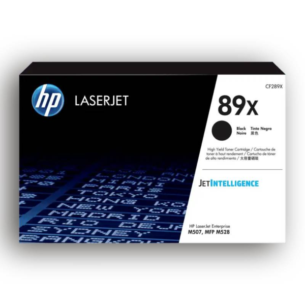 Tóner HP 89X CF289X Negro Alta Capacidad 10.000 páginas