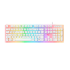 Teclado Gamer Havit KB876L-SP RGB Blanco 105 Teclas