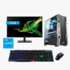 PC Gamer Power Group Intel i5 14400 16GB 512GB 80 Plus | Linux | Monitor 21.5" | Combo