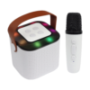 Mini Karaoke Y1 RGB con 2 Micrófonos Inalámbricos