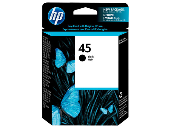 Cartucho HP 45 Negro Original – 930 Páginas Alta Precisión