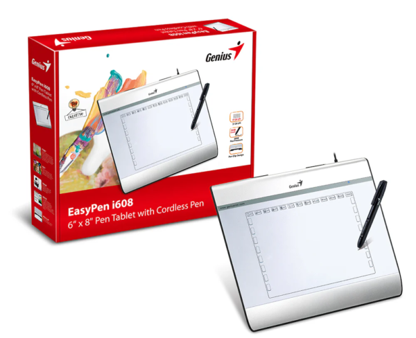 Tabla Digitalizadora Genius EasyPen i608 Dibujo USB 2000LPI