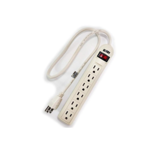 Regleta 6 Puestos 1M con Interruptor y Protección