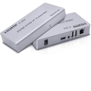 Extender HDMI USB KVM 200M 1080P por IP para Control Remoto