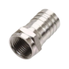Terminal Coaxial Rosca Fina RG6 F Macho Instalación Rápida