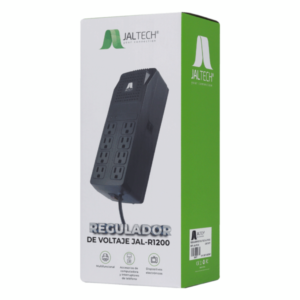 Regulador de Voltaje Jaltech R1200 1000VA 8 Tomas AVR