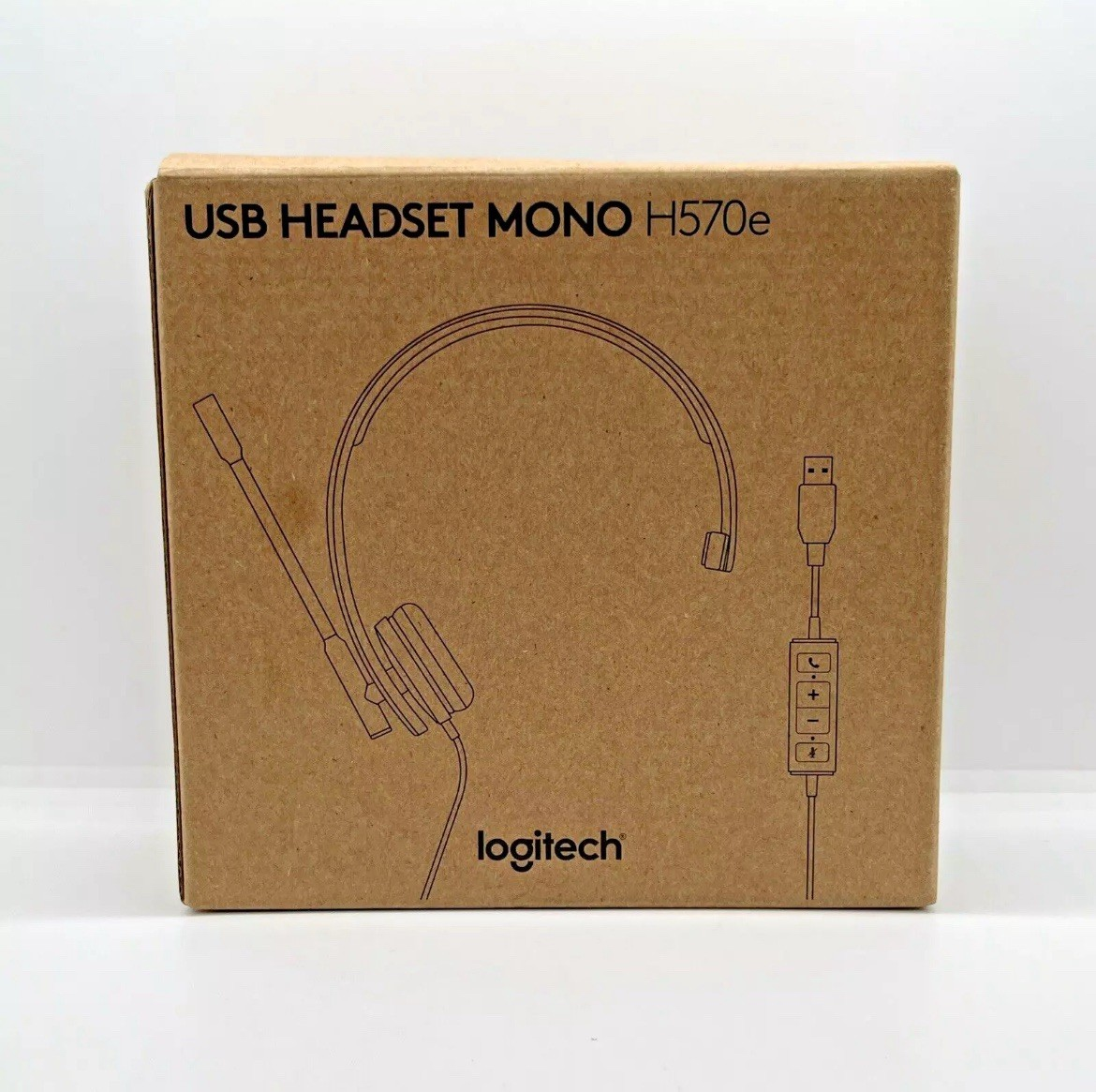 Diadema USB Monoaural Logitech H570e con Micrófono