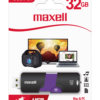 Memoria USB Maxell 32GB 2.0 Flix Retráctil Alta Velocidad