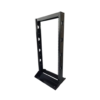 Rack Abierto 24U 120 cm Piso 19" Acero Negro Industrial