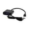 Cable Adaptador Micro HDMI a VGA con Audio 1080p Portátil