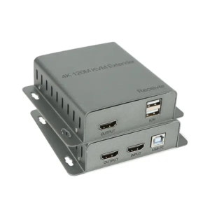Extender HDMI 60M KVM 1080P con Control USB y Loop-Out