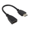 CABLE CONVERTIDOR HDMI HEMBRA  A HDMI MACHO 30CM